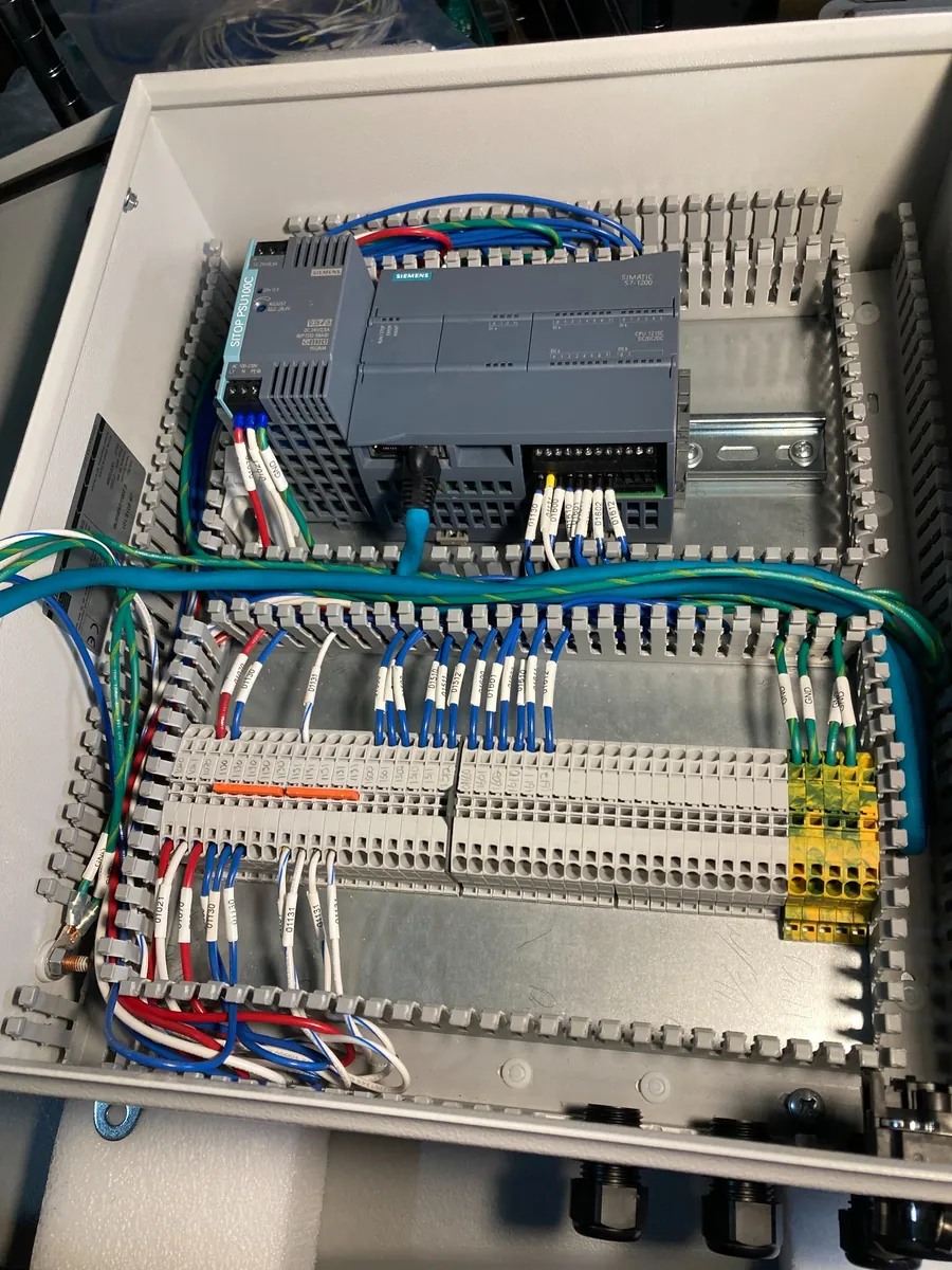 Control panel internal layout
