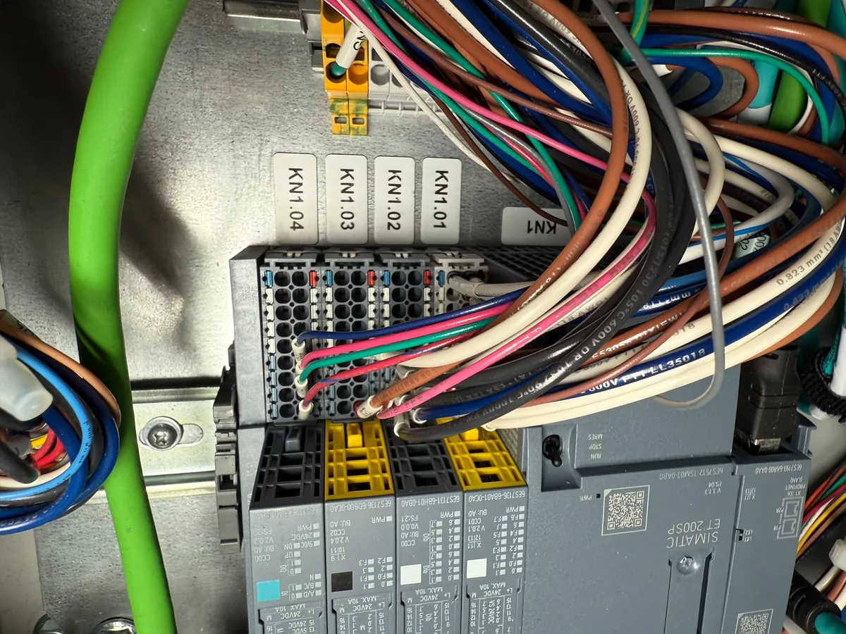 Labeled connector interface panel