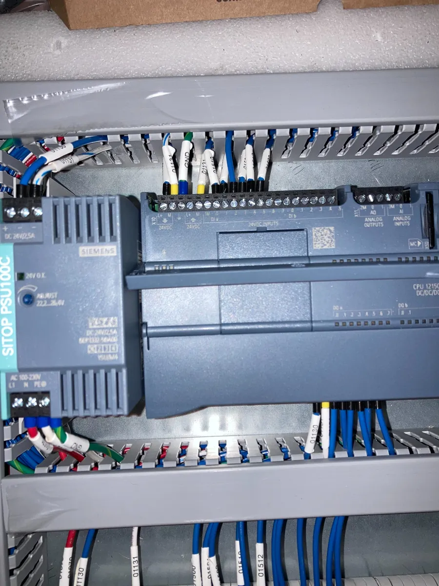 Industrial PLC control panel