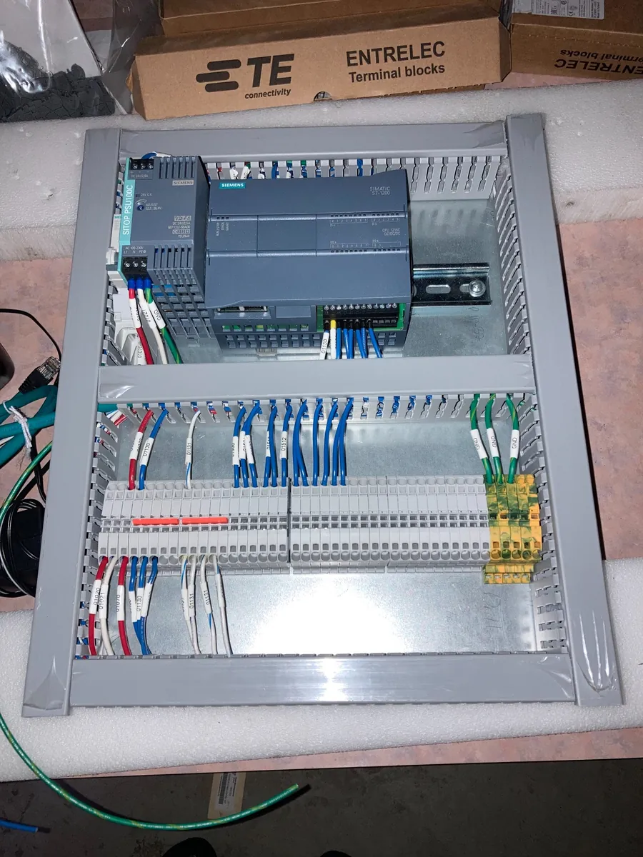 Industrial terminal block wiring